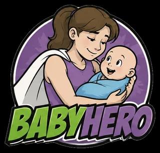 Baby Hero — Mama hält ihr Baby liebevoll im Arm